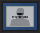 MLB Baseball Photo Picture Frame Kit - Detroit Tigers (Navy Matting, Gray Trim) by Dynasty Sports & Framing