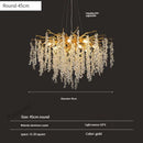 GobekUsa Gold Crystal Grapes Chandelier for Dining Living Room Bedroom