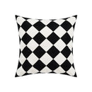 GobekUsa Daisy Yellow Floral Geometric Pillow Cover - Soft Cozy Embroidery for Living Room