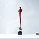 GobekUsa Abstract Thinker Metal Figurine Portrait Sculpture Home Decoration