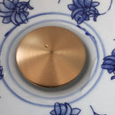 GobekUsa Blue & White Porcelain Basin Set with Bamboo Faucet and Pop Drain.