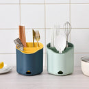 GobekUsa Double Layer Cutlery Holder - Kitchen Tool Organizer