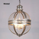 GobekUsa Bronze Black Glass Globe Chandelier for Foyer
