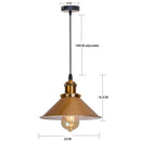 GobekUsa Industrial Retro LED Hanging Chandelier Pendant Light for Home Dining, Bar, and Restaurant Décor