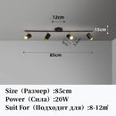 GobekUsa LED Chandelier with Spotlights for Living Room Bedroom Ceiling Decor