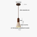 GobekUsa Iron LED Pendant Light Fixture for Home Living Room, Restaurant Yellow Travertine Ball Hang Lamp