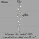 GobekUsa LED Oval Chandelier for Modern Indoor Lighting in Bedroom and Living Room