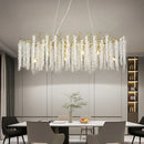 GobekUsa Crystal Metal Chandelier: Elegant Luxury Hanging Lamp for Home Hotel Decor