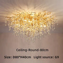 GobekUsa Crystal Ceiling Chandelier: Modern Luxury for Living, Dining, Bedroom, Hotel, Hall, Home Decor
