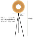 GobekUsa Dix Heures Round Fabric LED Pendant Light for Parlor, Hotel, and Dining Room