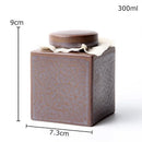 GobekUsa Ceramic Tea Canister Pottery Jar for Tea and Coffee Storage