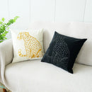 GobekUsa Embroidered Leopard Pillowcase: Modern Luxury for Model Room & Home Decor