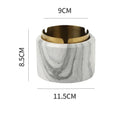 GobekUsa Gold Plated Marble Texture Ashtray - Smoking Accessories Weed Tray