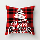 GobekUsa Christmas Cushion Cover 45x45cm Xmas Pillowcase for Sofa - Happy New Year 2023