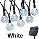 GobekUsa Crystal Fairy Solar String Lights - 8 Modes Waterproof Outdoor Patio Decor