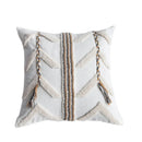 GobekUsa Lace Tassel Cushion Tufted Sofa Pillowcase for Office Chair Pad