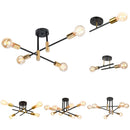 GobekUsa LED Sputnik Chandelier Ceiling Light Fixtures for Bedroom Living Room