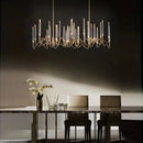 GobekUsa Crystal Candle Wall Sconce: Luxury Retro Light Fixture for Living Room Decor