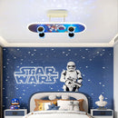 GobekUsa Cartoon Skateboard Ceiling Light for Children's Room