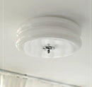 GobekUsa Cream Medieval Glass Ceiling Lamp for Living Room, Dining Room, Bedroom & Study