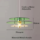 GobekUsa Bauhaus PH UFO Pendant Acrylic Chandelier with LED Lights