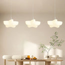 GobekUsa Cloud White Floating Pendant Chandelier for Dining Room, Kitchen Island, Indoor Lighting