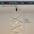 GobekUsa LED Stair Chandelier: Modern, Simple, Villa Hall, Hotel Decor, Indoor Lighting