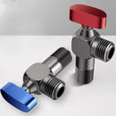 GobekUsa Angle Valve: Wall Mounted Water Volume Toilet Inlet One Out, Cold Hot.