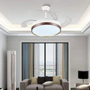 GobekUsa 42" Modern Black White LED Ceiling Fan Remote Control Lighting for Dining Room Bedroom