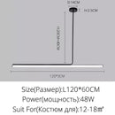 Nordic Long Strip Metal Pendant Light