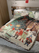 GobekUsa Christmas Throw Blanket - Festive Living Room Decor & Sofa Towel