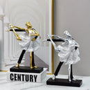 GobekUsa Dancing Couple Sculpture: Romantic Wedding Engagement Figurine for Living Room Bedroom
