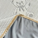 GobekUsa Little Bear Jacquard Cooling Mat: Soft, Breathable, & Durable Bed Cover