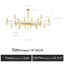 GobekUsa LED Chandelier: Modern Nordic Design for Living Room, Bedroom, Office, Study - Home Décor Lighting