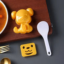 GobekUsa Cartoon Animals Sushi & Sandwich Mold Set for Kids' Breakfast & Bento