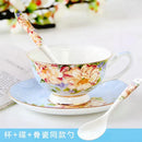 GobekUsa Bone China Tea Set, 1000ml Resistant Pot & Cup for Afternoon Tea