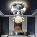 GobekUsa Astronaut LED Ceiling Light for Children's Room Fixtures