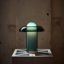 GobekUsa Green Glass Desk Lamp for Nordic Style Living Room and Bedroom Decor