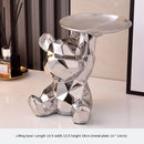 GobekUsa Geometric Bear Piggy Bank Key Tray Cosmetic Bookshelf Statue & Storage Box