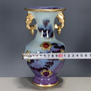 GobekUsa Lu Qinzhai Jun Porcelain Gem-Inlaid Ring-Holding Bottle Ornaments