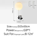 GobekUsa Kids Cartoon Panda Polar Bear Ceiling Light Chandelier for Boys and Girls' Bedroom