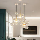 GobekUsa Glass Bubble Chandelier Customized Pendant Light for Living Room Atmosphere