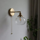 GobekUsa Glass Ball Wall Sconce Modern Wandlamp Stair Light for Bedroom Bathroom Mirror