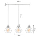 GobekUsa Industrial Wood Pendant Chandelier for Dinning Living Room Kitchen LED Fixture