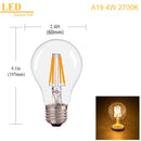 GobekUsa Edison Led Bulbs 4W-10W E27 220V Warm White Retro Light Bulbs
