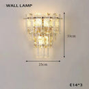 GobekUsa Crystal Ceiling Chandelier, Nordic Luxury Double Lampara for Dining Table