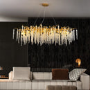 GobekUsa Crystal Tassel Ceiling Chandelier for Luxurious Home Decor
