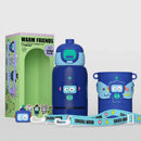 GobekUsa Cartoon Animals Insulated Stainless Steel Mug with Silicone Sleeve