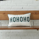 GobekUsa Christmas Plaid Cotton Cushion Cover with Letter Snowflake Embroidery