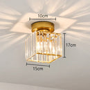GobekUsa Glass Crystal LED Ceiling Chandelier for Home Decor